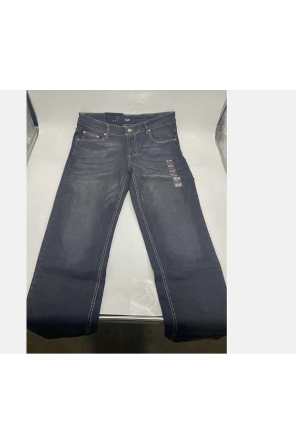 MEN'S CASUAL FLEX STRETCH SLIM STRAIGHT JEANS - SIZE: 32X31 - JET BLACK