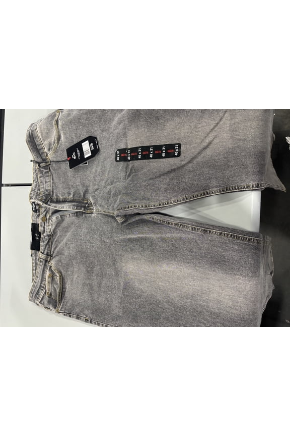 MEN'S FLEX STRETCH SLIM FIT STRAIGHT JEANS SIZE: MEN 40X31 - DARK GRAY