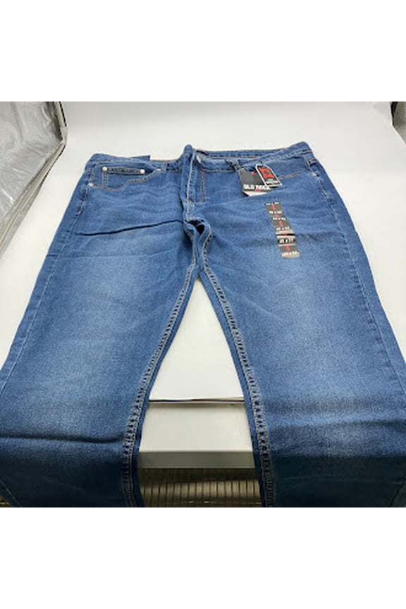MENS BLU ROCK DENIM FLEX JEANS - SIZE: MEN 40X32 - MEDIUM WASH
