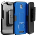 thumbnail image 1 of BLU View 2 Belt Clip Holster Phone Case - Blue/Black, 1 of 11