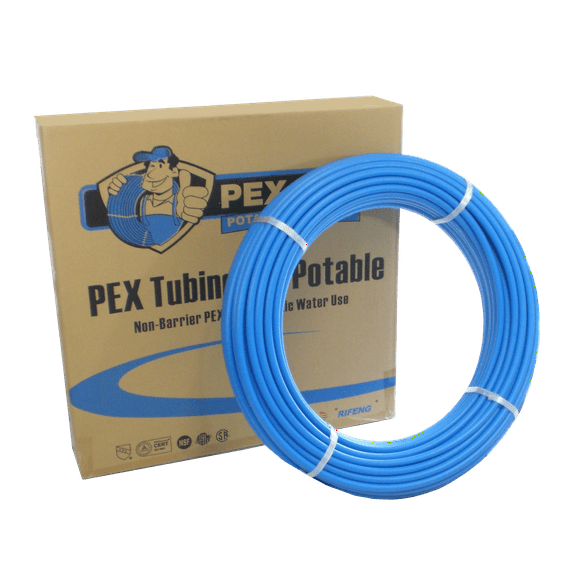 BLUE 1/2" x 300 ft PEX Potable Tubing Pipe Wood Boiler - PEX GUY