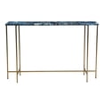 thumbnail image 1 of BLUE AGATE CONSOLE TABLE, 1 of 5