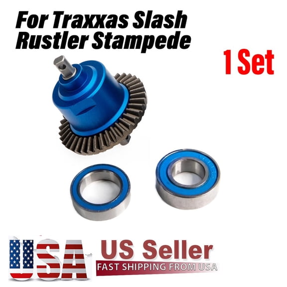 BLUE Aluminum Front or Rear differential fits Traxxas Slash Rustler Stampede 4x4