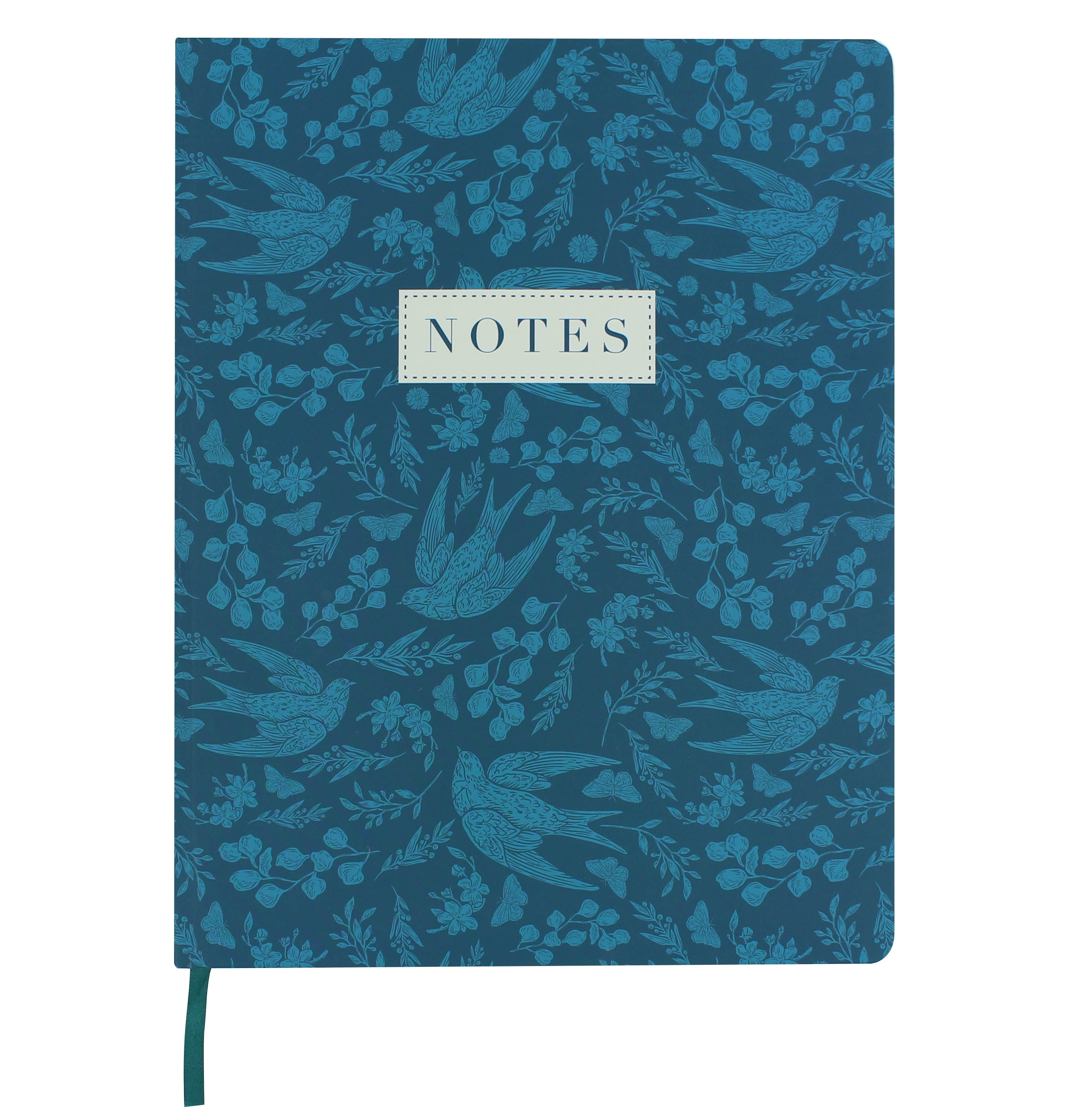 Ecokind by U Style Blue Birds Large Hardcover Journal, 8" x 10", 100 Sheets