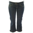 thumbnail image 1 of BLUE BLOOD Women's Clean Rinse Puk Relaxed Fit Capri Denim Jeans NEW, 1 of 2