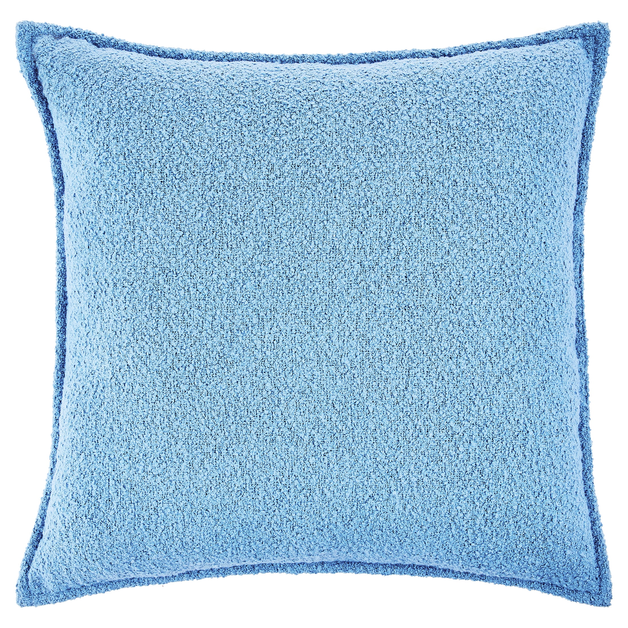 Mainstays Blue Boucle Decorative Pillow, 22 in x 22 in