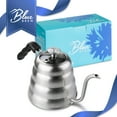 Blue Brew 1.2L Stainless Steel Kettle, Gooseneck Stovetop For Tea