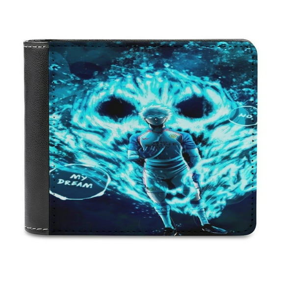 BLUE Ball LOC-,K Wallet for Men Leather Purse Clutch Card Holders ...