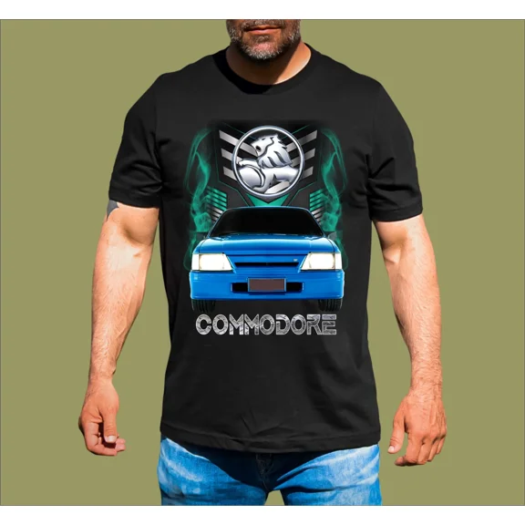 BLUE COMMODORE T-SHIRT