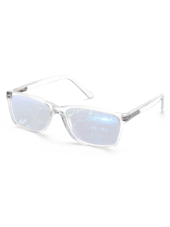 Blue Light Blocking Glasses for Screen Time, Computer Glasses for Adults, Clear