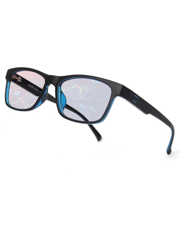 Blue Light Glasses for Screen Time Blue Light Blocking Computer Glasses Adult Black Blue