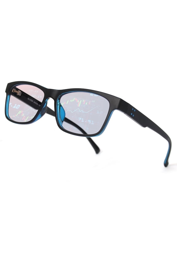 Blue Light Glasses for Screen Time Blue Light Blocking Computer Glasses Adult Black Blue
