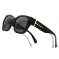 thumbnail image 1 of BLUE CUT Polarized Sunglasses Solar Shield Women Fit over Glasses in a Gift Package - Black, 1 of 6