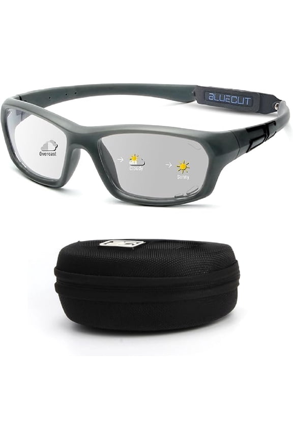 Sports Protection Goggles, Photochromic Lenses Safety Glasses for Basketball, Pickleball Indoor & Outdoor Sports