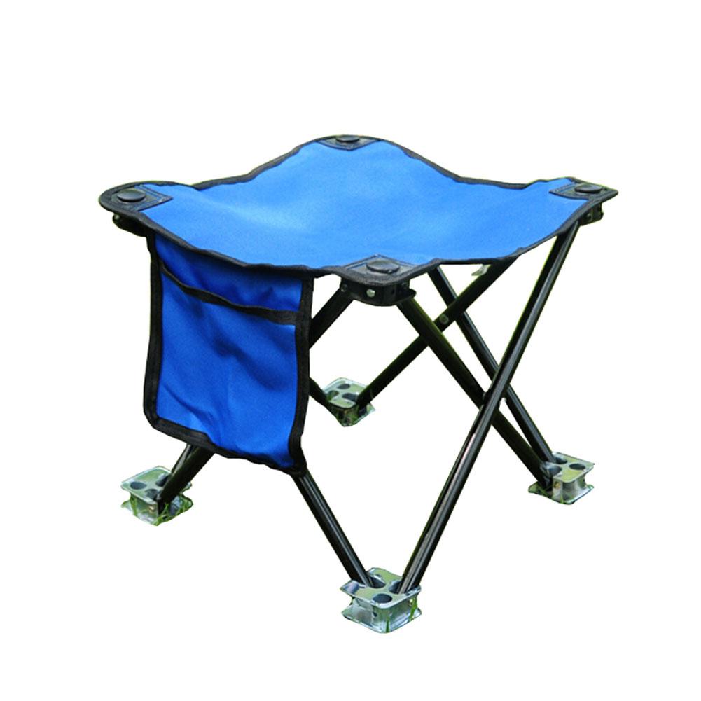 [BLUE] Durable Portable Camping/Fishing/Outdoor Folding Chair with Pocket??Small - image 1 of 2