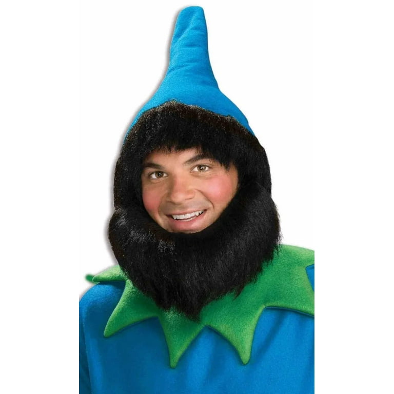 BLUE ELF HAT W BEARD