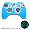 thumbnail image 1 of BLUE GLOW in DARK Xbox 360 Game Controller Silicone Case Skin Protector Cover, 1 of 3