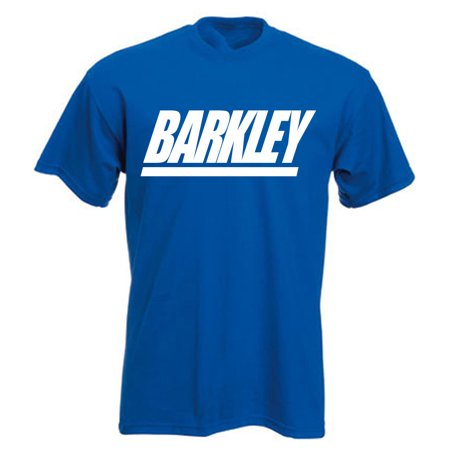 BLUE Giants Saquon Barkley Logo T-shirt ADULT