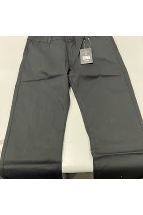 PREMIUM CLOTHING MEN'S SLACKS - SIZE: MEN 34 - BLACK
