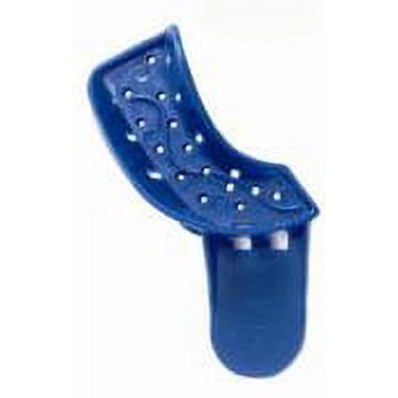 BLUE IMPRESSION TRAYS UPPER LEFT-LOWER RIGHT QUADRANT 12 PIECES