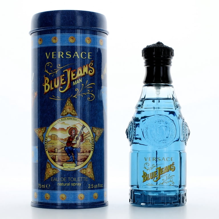 Versace Blue Jeans Eau De Toilette Spray for Men, 2.5 oz - Cologne