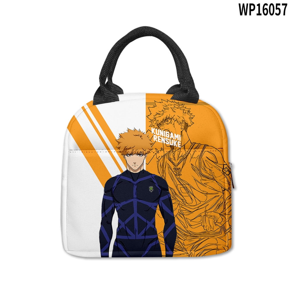 BLUE LOCK Lunch Bag Insulated Lunch Box Tote Bag Printing - Walmart.com
