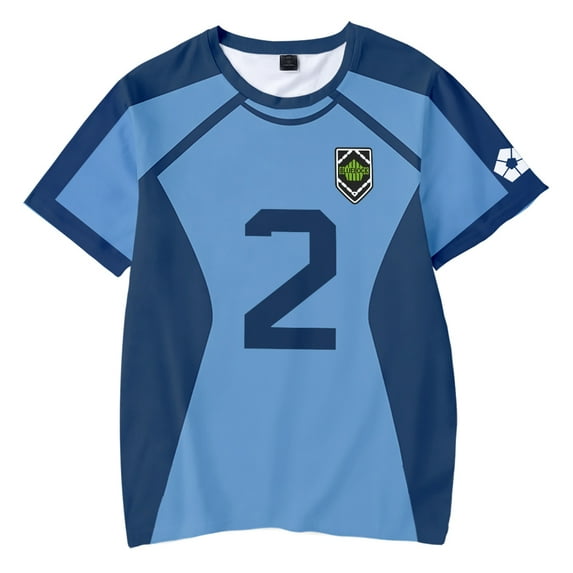 BLUE LOCK T Shirts Foe Men Tops Hot Anime Crewneck Kids Short Sleeve T-shirt Casual Style Boy's O-Neck Tees Clothes