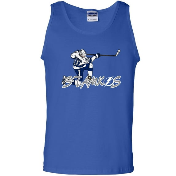 BLUE Lightning Steven Stamkos Logo Tank Top ADULT
