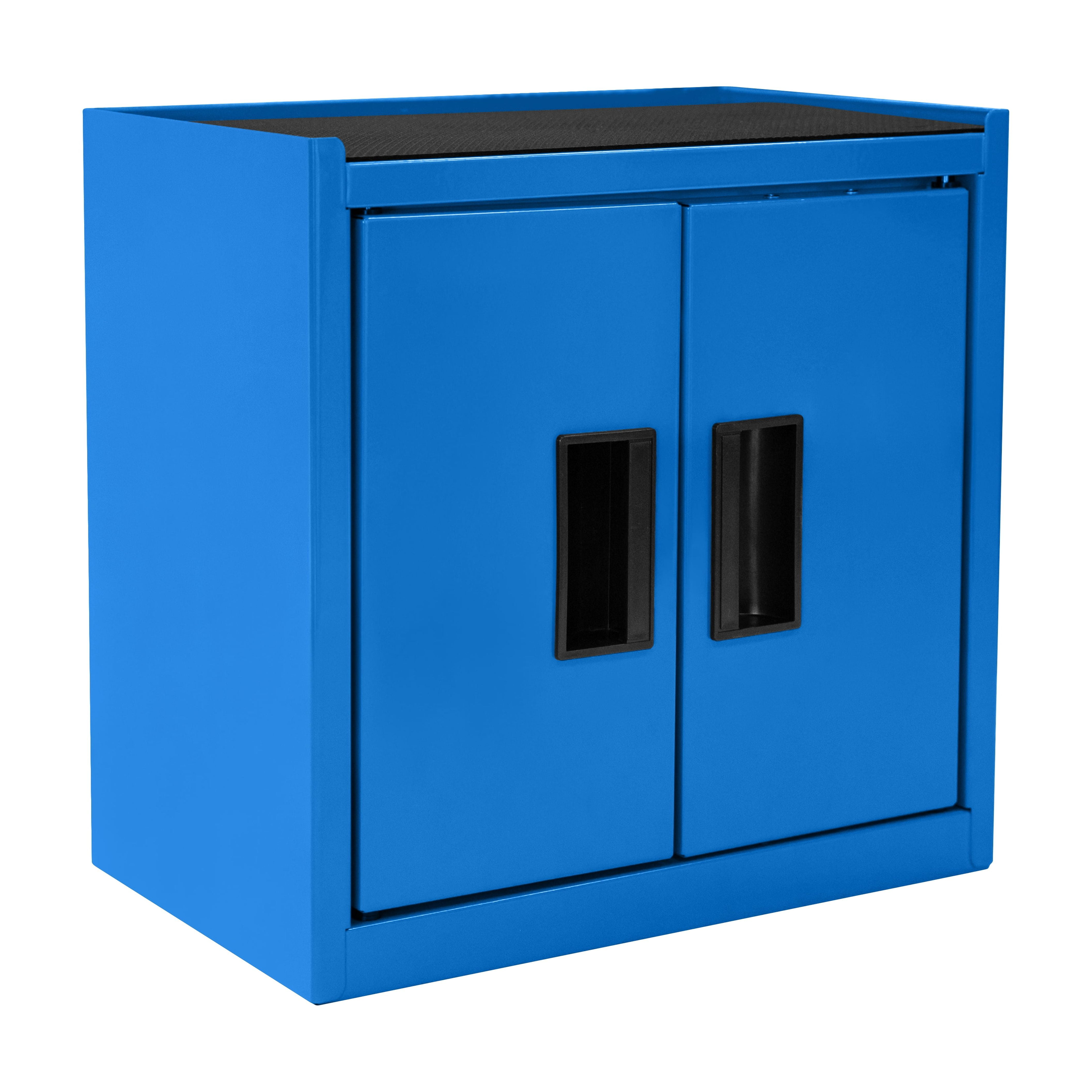 Hyper Tough Mini Tool Cabinet, 11.6-inch Blue Steel Storage with