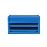 Hyper Tough Mini 10-inch 2-drawer Steel Toolbox, Blue