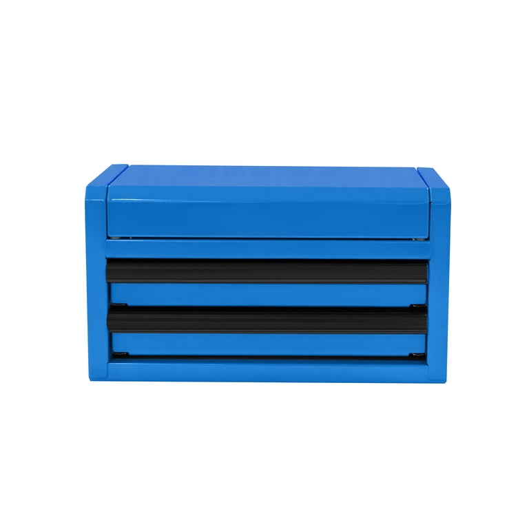Hyper Tough Mini 10-inch 2-drawer Steel Toolbox, Blue - Walmart.com