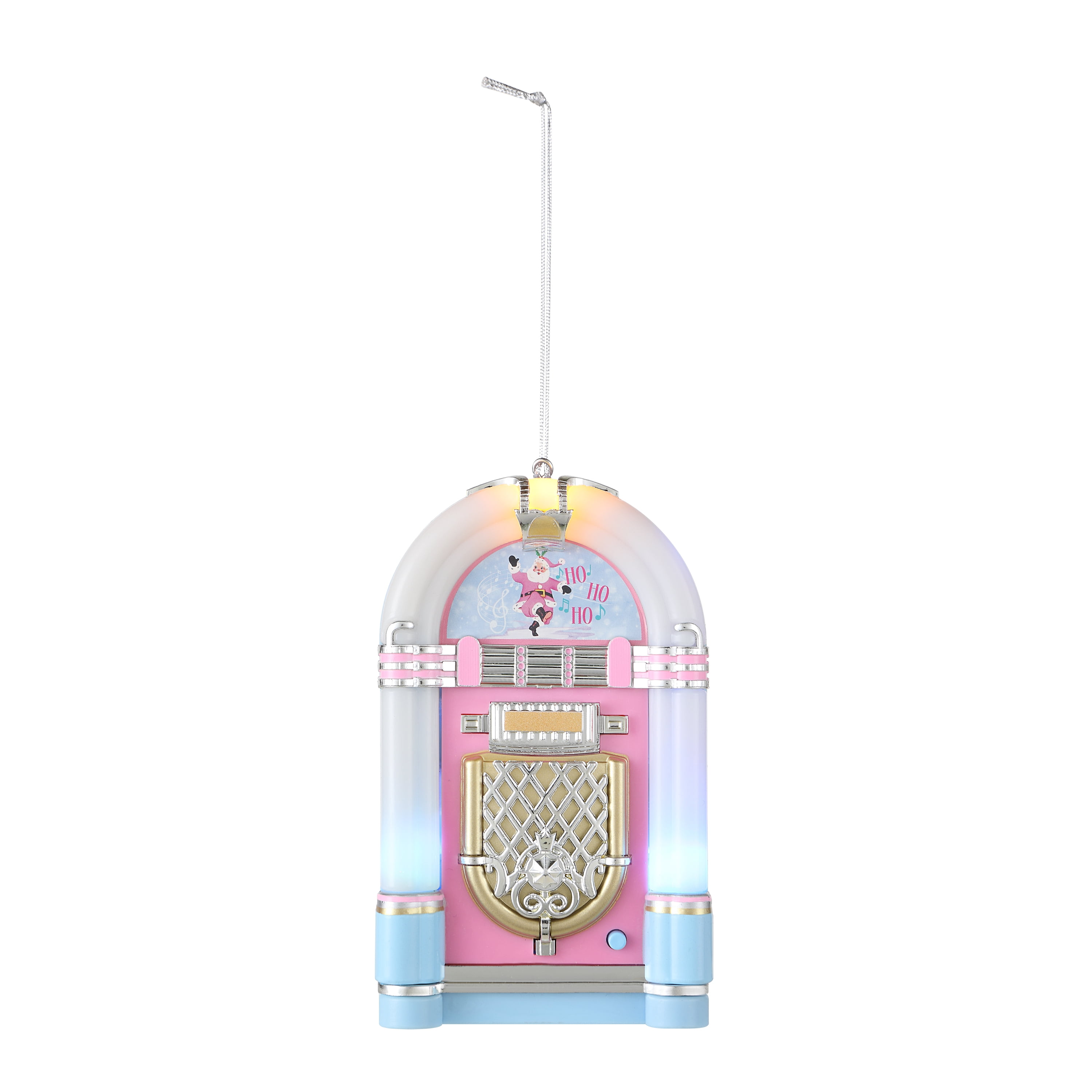 Mr. Christmas Mini Jukebox Ornament, Blue