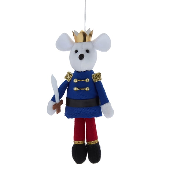 Multicolor Fabric Mouse Soldier Christmas Ornament, 6.5", by Holiday Time