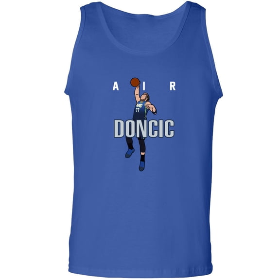 BLUE Mavericks Mavs Air Luka Doncic Tank Top ADULT