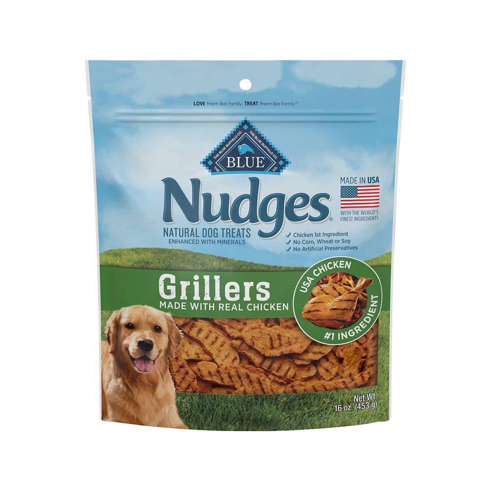 BLUE Nudges Blue Buffalo Nudges Grillers Natural Dog Treats, Chicken