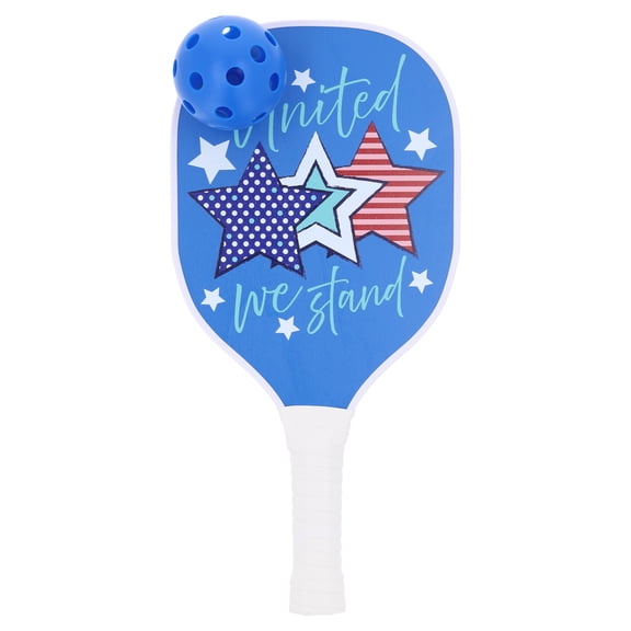 United We Stand Paddle Ball Set, Red/White/Blue, 2 Pieces, Patriotic by Way To Celebrate