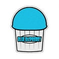thumbnail image 1 of BLUE RASPBERRY FLAVOR Italian Ice Decal shaved ice cart, 1 of 1