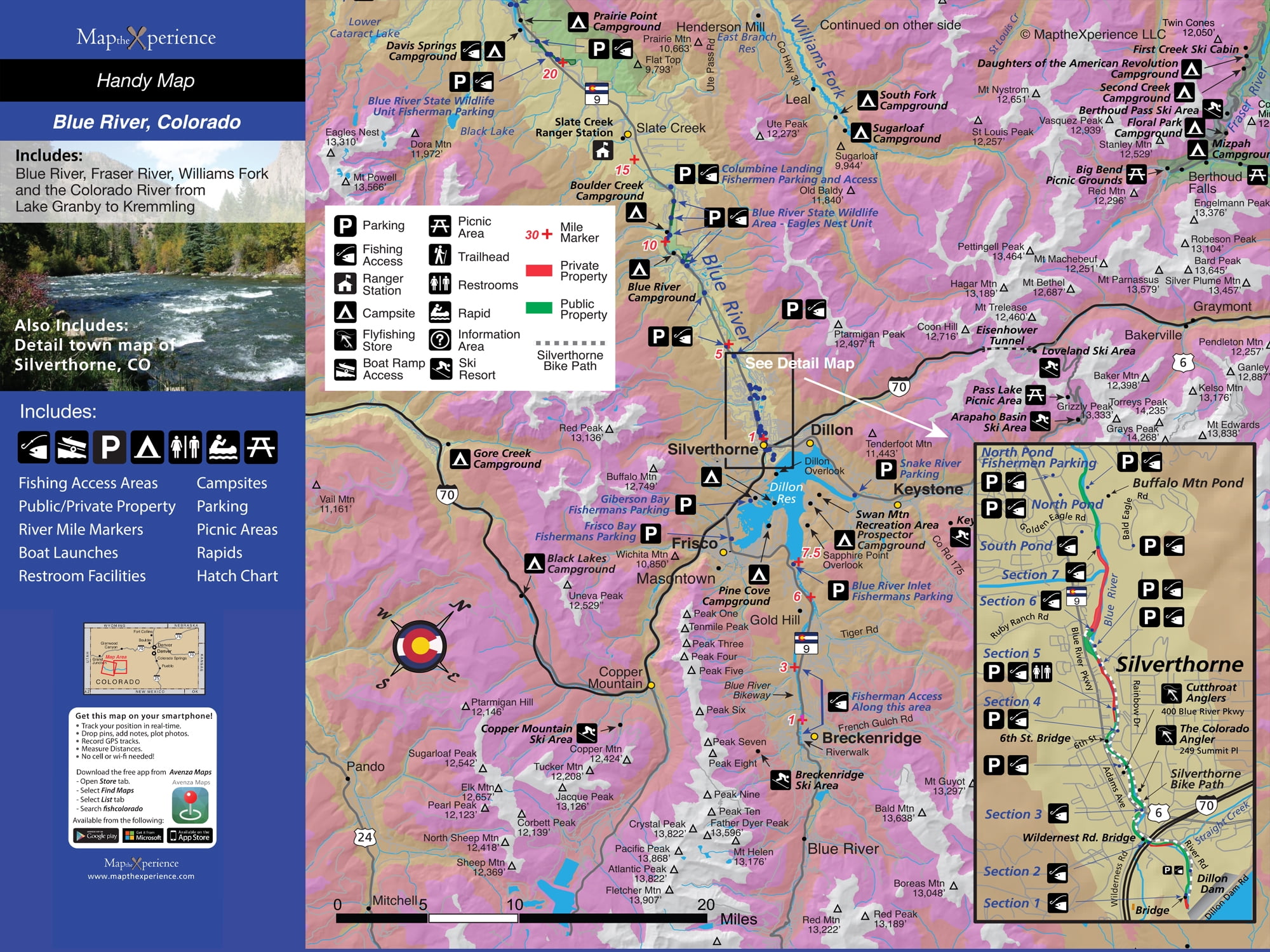 BLUE RIVER, COLORADO GPS MAP - Walmart.com