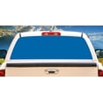 thumbnail image 1 of BLUE Rear Window Graphic truck view thru vinyl decal back, 1 of 3