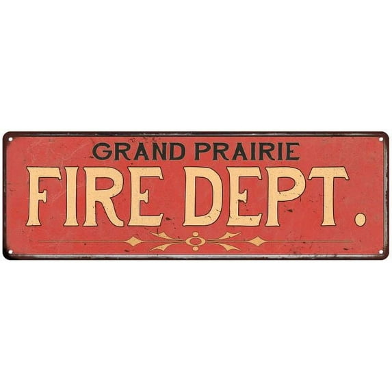 BLUE SPRINGS FIRE DEPT. Home Decor Metal Sign Police Gift 8x24 108240013689