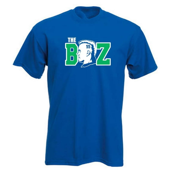 BLUE Seahawks Brian Bosworth The Boz T-shirt ADULT