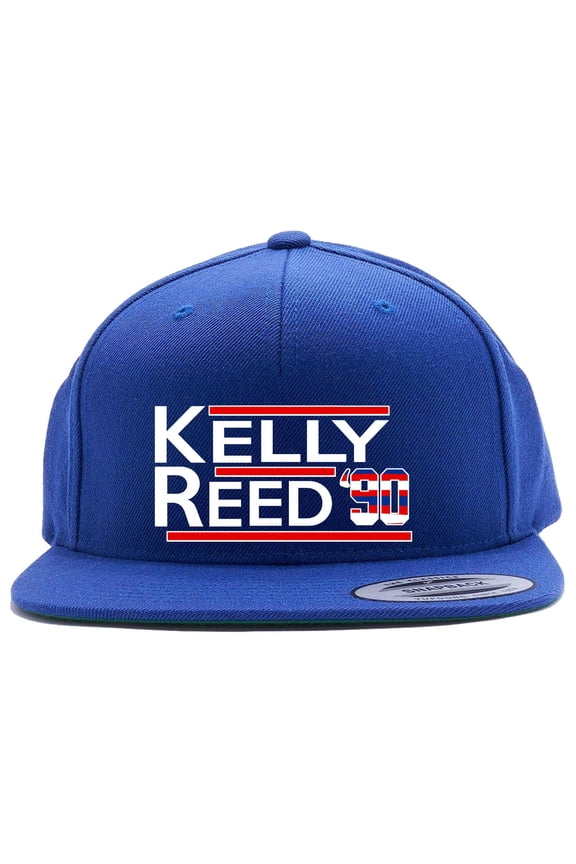 BLUE Snapback Jim Kelly Andre Reed Bills 1990 Hat