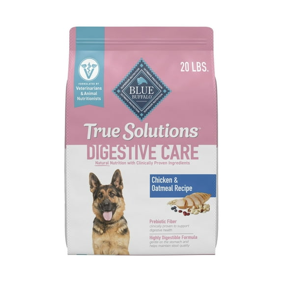 Blue Buffalo True Solutions Digestive Care Natural Dry Dog Food, Chicken, 20-lb. Bag