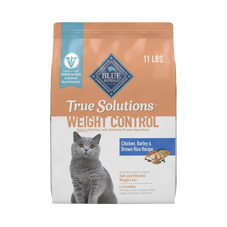 is l carnitine safe for cats Blue Buffalo True Solutions Weight Control Natural Dry Cat Food, Chicken,  11-lb. Bag