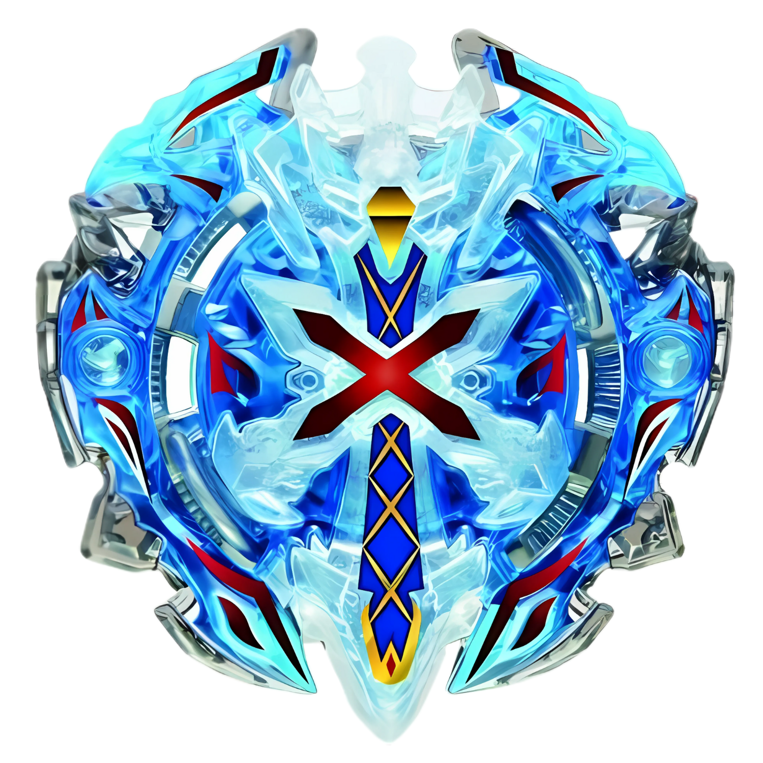 Beyblade BLUE Xeno Xcalibur B-67, DOWN ORBIT Burst Defense Type