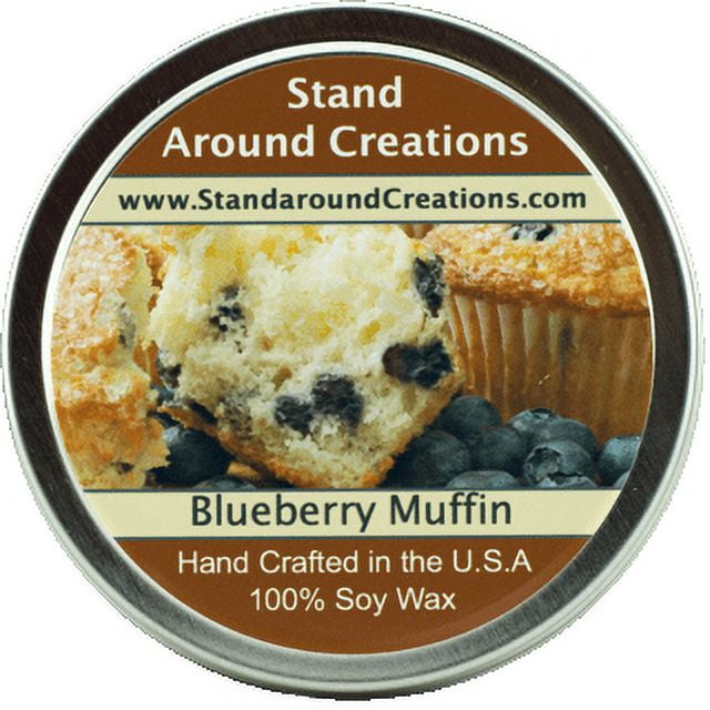 Blueberry Muffin Tin 6-Oz. All Natural Soy Candle
