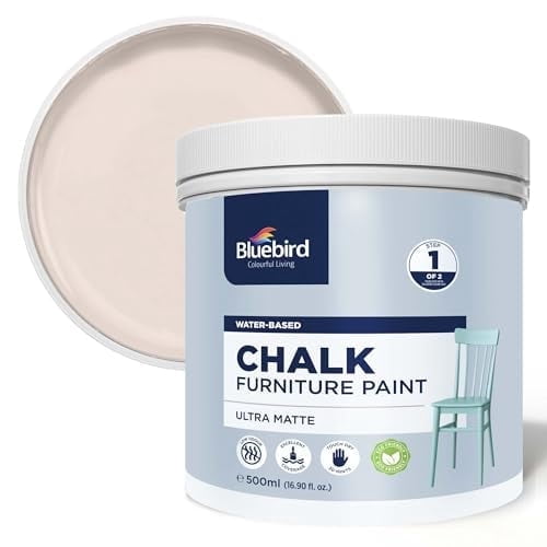 BLUEBIRD Chalk Furniture Paint - 16.9 fl oz for Furniture, Home Decor, Cabinets, and More (Coconut Twist)