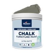 BLUEBIRD Chalk Furniture Paint - 16.9 fl oz for Furniture, Home D cor, Cabinets, and More Pebble Grey