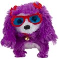 thumbnail image 1 of BLUEBLOCK Electronic Walking and Barking Purple Puppy with Sunglasses Plush Toy, 1 of 1