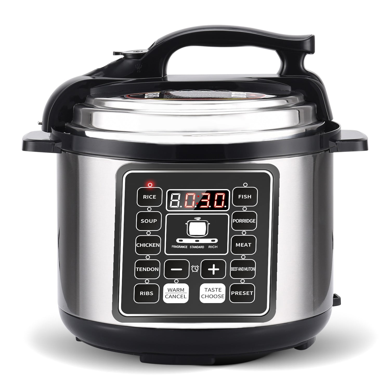 BLUELK 10-in-1 Electric Pressure Cooker, Multi-Functional Slow Cooker, Rice  Cooker, Sauté pan, Soup Pot, Egg Cooker, Warmer, Preset Cooking(6 Quart) 